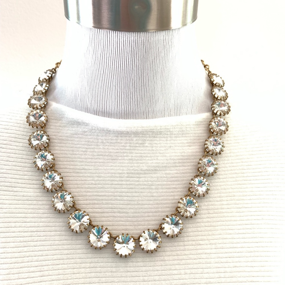 J. Crew Crystal Venus Flytrap Necklace
